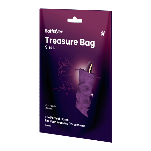 Сумка для зберігання Satisfyer Treasure Bag L (фіолетовий)