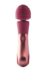 Вибромассажер Dream Toys Dinky Curved Wand Jacky O, 23 см (бордовый)