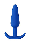 ShotsToys Slim Butt Plug - Korek analny, Niebieski, 8.3 cm
