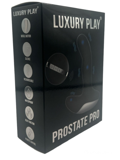 Стимулятор простаты Luxury Play, 13.8 см (черный)