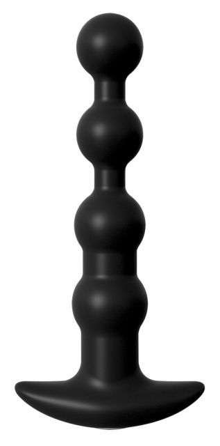 Pipedream Anal Fantasy Elite Collection Rechargeable Anal Beads - Korek analny, Czarny, 17 cm