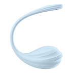 Виброяйцо Satisfyer Smooth Petal (голубой)