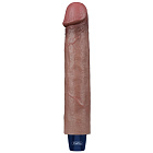 Вибратор Lovetoy Real Softee 9" Platinum Silicone, 22.8 см (коричневый)