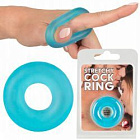 Ерекційне кільце Stretchy Cock Ring, 4 см (блакитний)