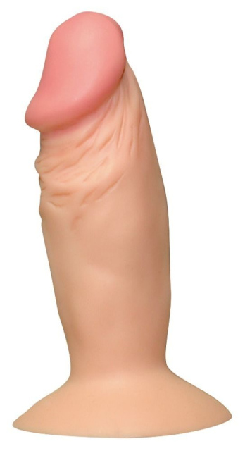 You2Toys Black & White - Korek analny z przyssawką, W kolorze cielistym, 11, 5 cm
