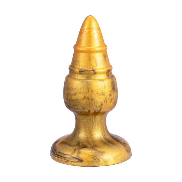 Silexd Goldy Plug - Korek analny, Złoto, 9.2 cm, M