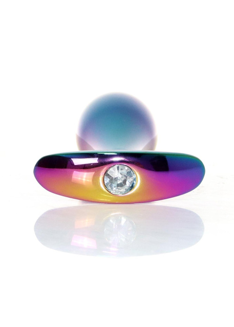 B - Series HeavyFun Jewellery Multicolour Plug Clear L - Korek analny, Multi, 10.5 cm