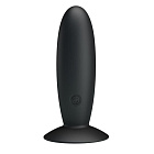 Анальна пробка Pretty Love Butt Plug Massager, 11 см (чорний)