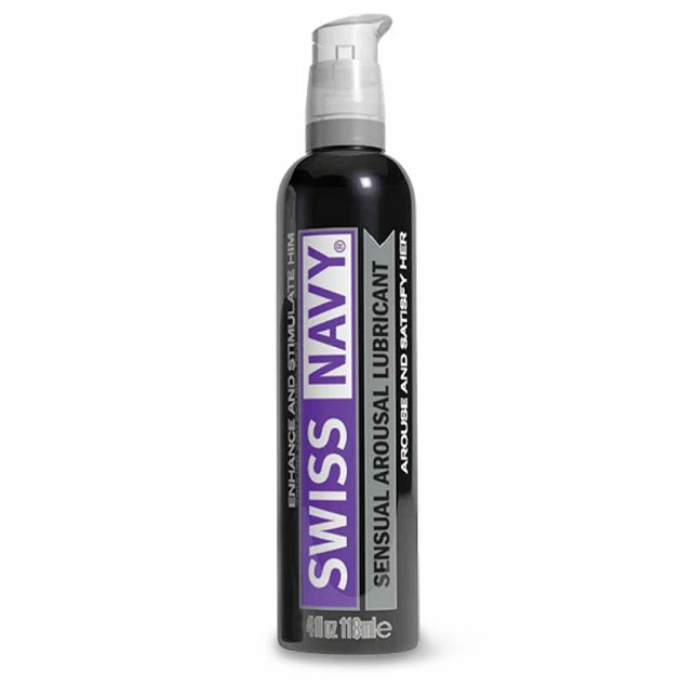 Стимулюючий лубрикант Swiss Navy Sensual Arousal Gel на основі води і силікону, 118 мл