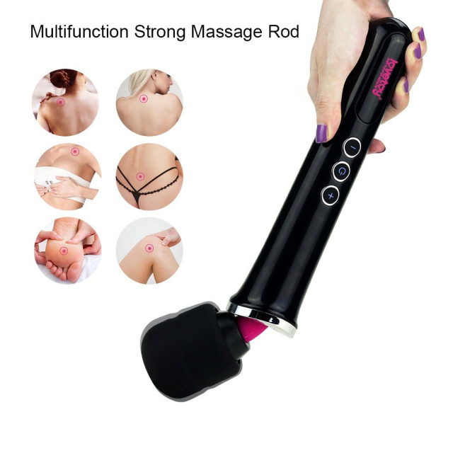 Вібратор Lovetoy Training Master Ultra Powerful Body Wand, 32 см (чорний)