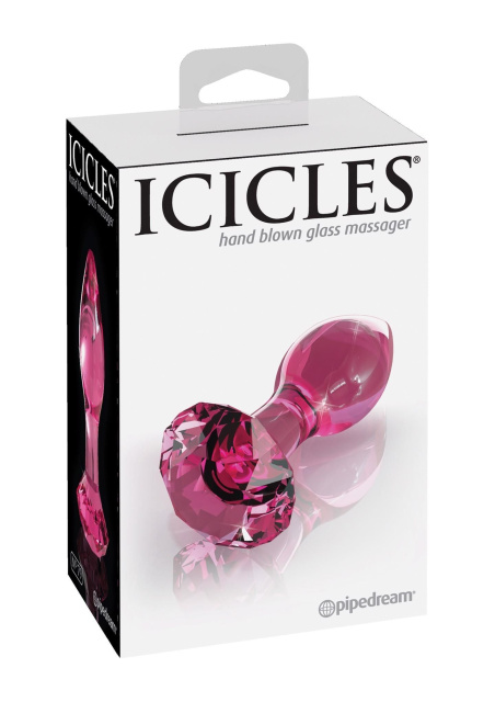 Pipedream Icicles No 79 - Korek analny, Różowy, 9, 1 cm