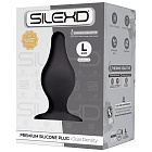 Korek analny SilexD Model 2 size L, 10.2 см cm (czarny)