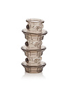 Насадка на пенис Dr. Joel Kaplan Triple Stacker Beaded Girth Ring , 8,2 см (черный)