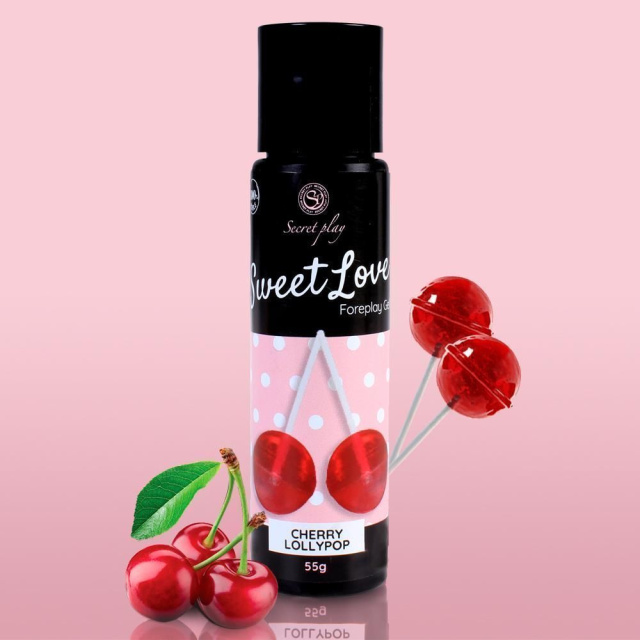 Гель на водній основі Secret Play Foreplay Gel Sweet Love вишня, 55 мл