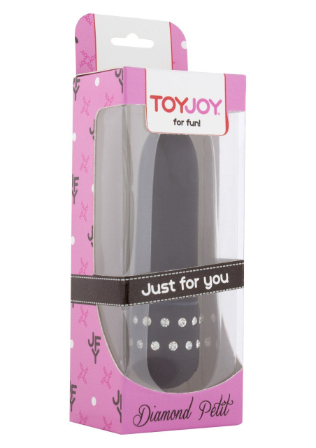 Вібратор ToyJoy Diamond Petit Vibe, 11 см (чорний)