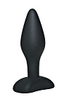Korek analny Black Velvets, 9 cm (czarny)