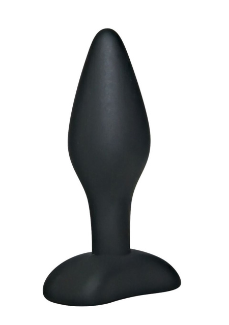 Black Velvets Small Plug - Korek analny, Czarny, 9 cm