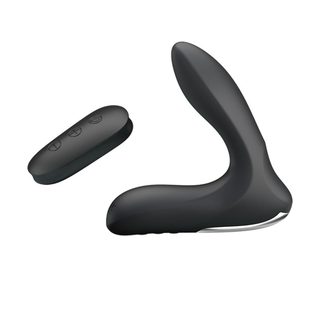Стимулятор простаты Mr. Play Remote Control, 13.5 см (черный)