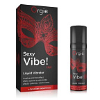 Жидкий вибратор Orgie Sexy Vibe клубника, 15 мл