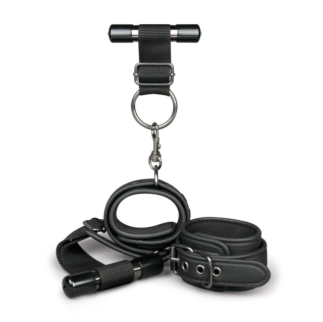 Easytoys Over the Door Wrist Cuffs - Kajdanki, Czarny