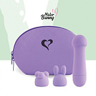 Вибратор для клитора FeelzToys Mister Bunny, 13,5 см (фиолетовый)