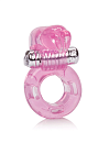 Эрекционное кольцо с вибрацией CalExotics Bunny Enhancer, 6 см (розовый)