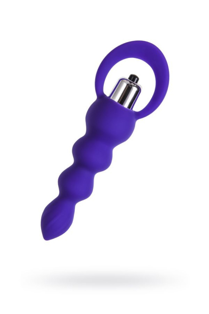 Toyfa ToDo Twisty - Korek analny z wibracjami, Fioletowy, 14 cm