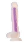 Неоновий фалоімітатор DreamToys Radiant, 19 см (синій)