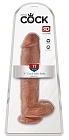 Dildo King Cock Cock with Balls, 29,5 cm (w kolorze cielistym)