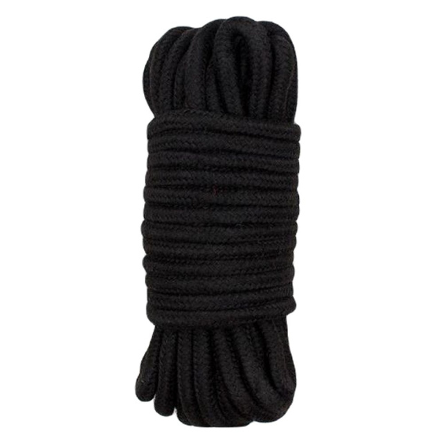 LATETOBED Line Rope Black - Lina do bondage, Czarny