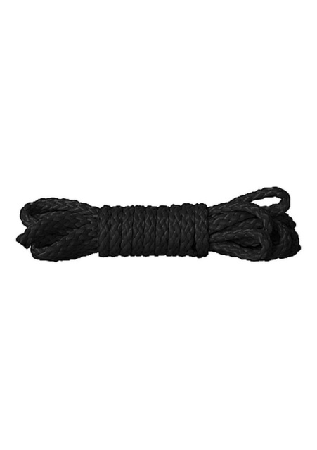 Ouch Kinbaku Mini Rope - Lina do bondage, Czarny