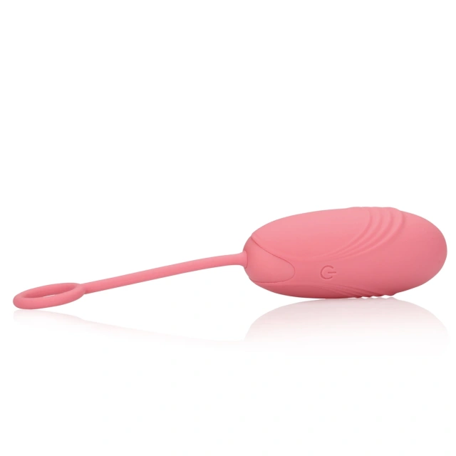Loveline Ultra Soft Pink Arabesque - Wibrujące jajko, Różowy, 7.5 cm