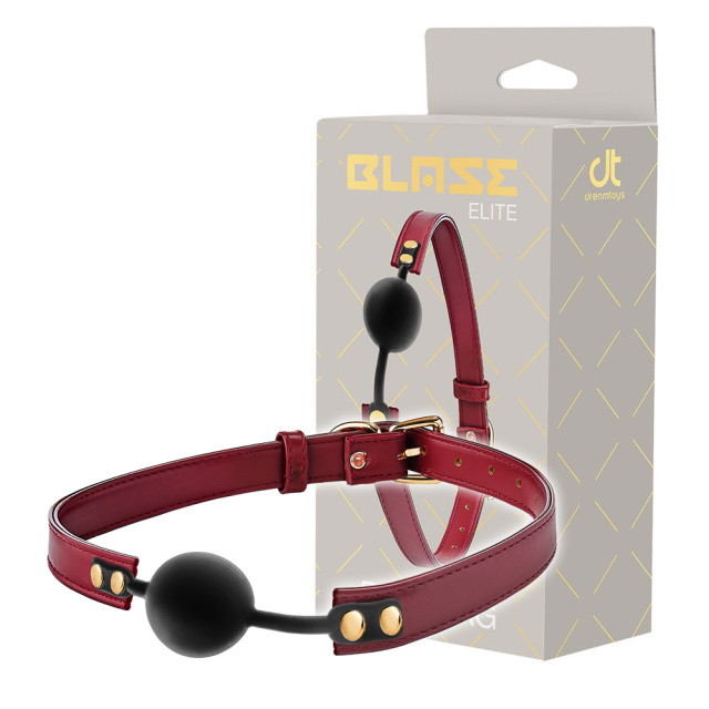 Dream Toys Blaze Elite Ball Gag - Knebel z kulką, Czerwony, 60 cm