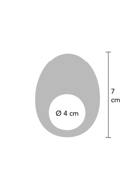 TOYJOY Eclipse - Pierścień wibracyjny, Czarny, 7 cm