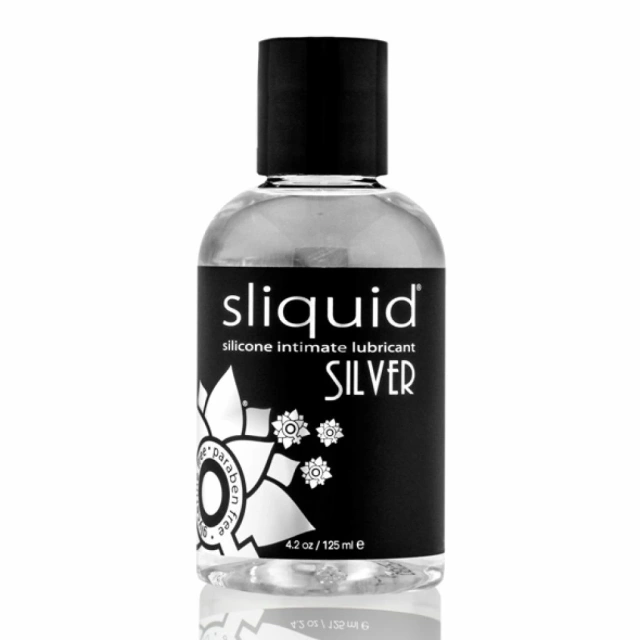 Sliquid Silver - Lubrykant na bazie silikonu, Bezzapachowy, 125 ml