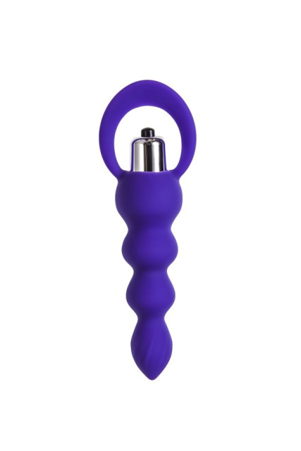 Toyfa ToDo Twisty - Korek analny z wibracjami, Fioletowy, 14 cm