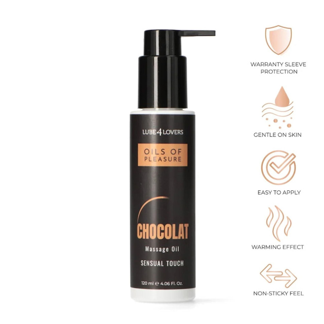 Lube4lovers Oils of Pleasure Cioccolato - Olejek do masażu, 120 ml