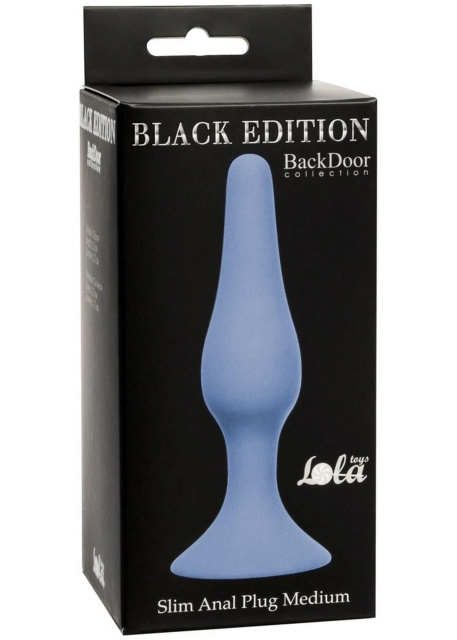 Lola Toys Plug-Slim - Korek analny, Niebieski, 11.5 cm, M
