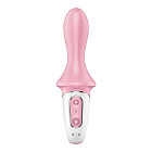Надувной анальный вибратор Satisfyer Air Pump Booty 5+, 19 см (розовый)