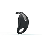 Эрекционное кольцо Pretty Love Rabbit Vibrator, 7,5 см (черный)