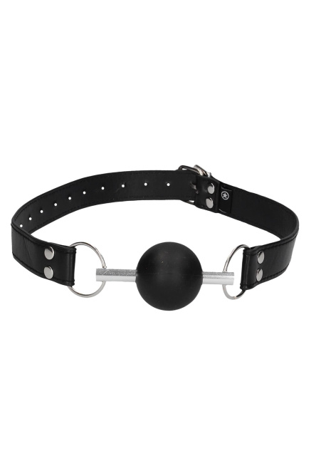 Кляп Ouch! Solid Ball Gag, 2.5 см (черный)
