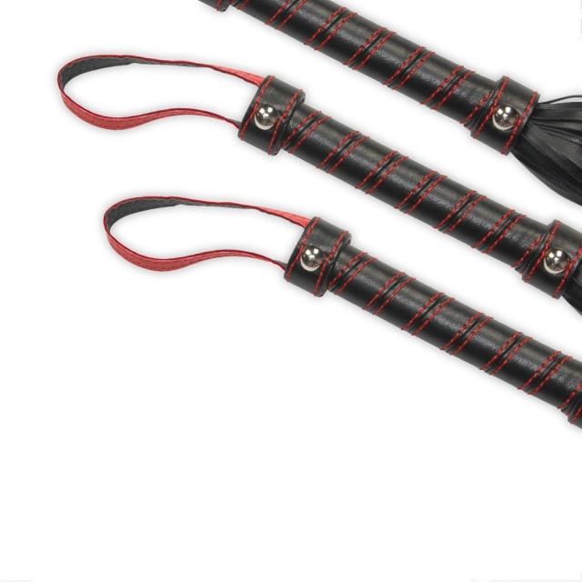 Lovetoy Beginners Flogger - Pejcz, Czarny, 45.7 cm