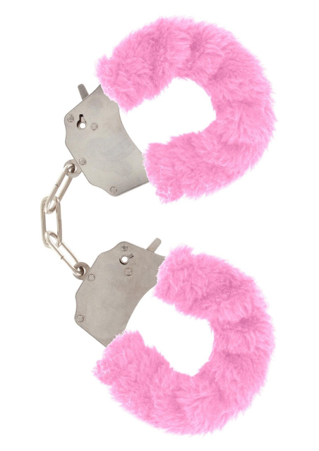 Наручники Furry Fun Cuffs, 28 см (рожевий)