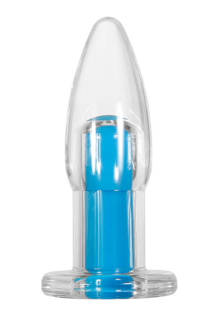 Gender X Electric - Korek analny, Niebieski, 12 cm