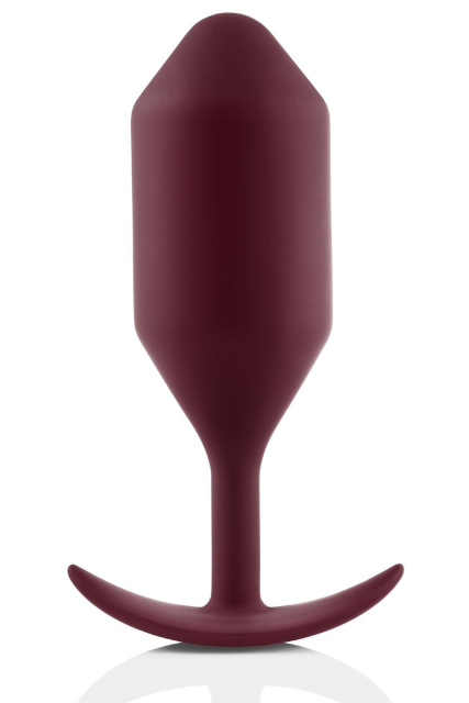 Korek analny B-Vibe Snug Plug 5, 16 cm (bordowy)