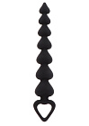 Анальний ланцюжок Toy Joy Heart Beads, 18х3 см (чорний)