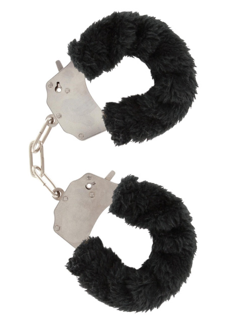 Наручники Furry Fun Cuffs, 28 см (чорний)