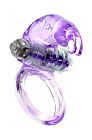 Ерекційне кільце Boss Series Rabbit Vibro Cock Ring, 7,5 см (фіолетовий)
