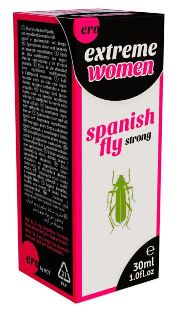 Hot Ero Spanish Fly Extreme Women Strong - Krople, Bezzapachowy, 30 ml