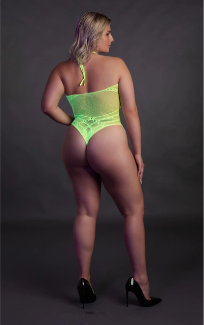 Боди Ouch! With Halter Neck, XL/XXXXL (зеленый)